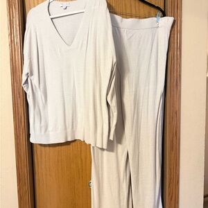 Barefoot Dreams Cream Matching Set